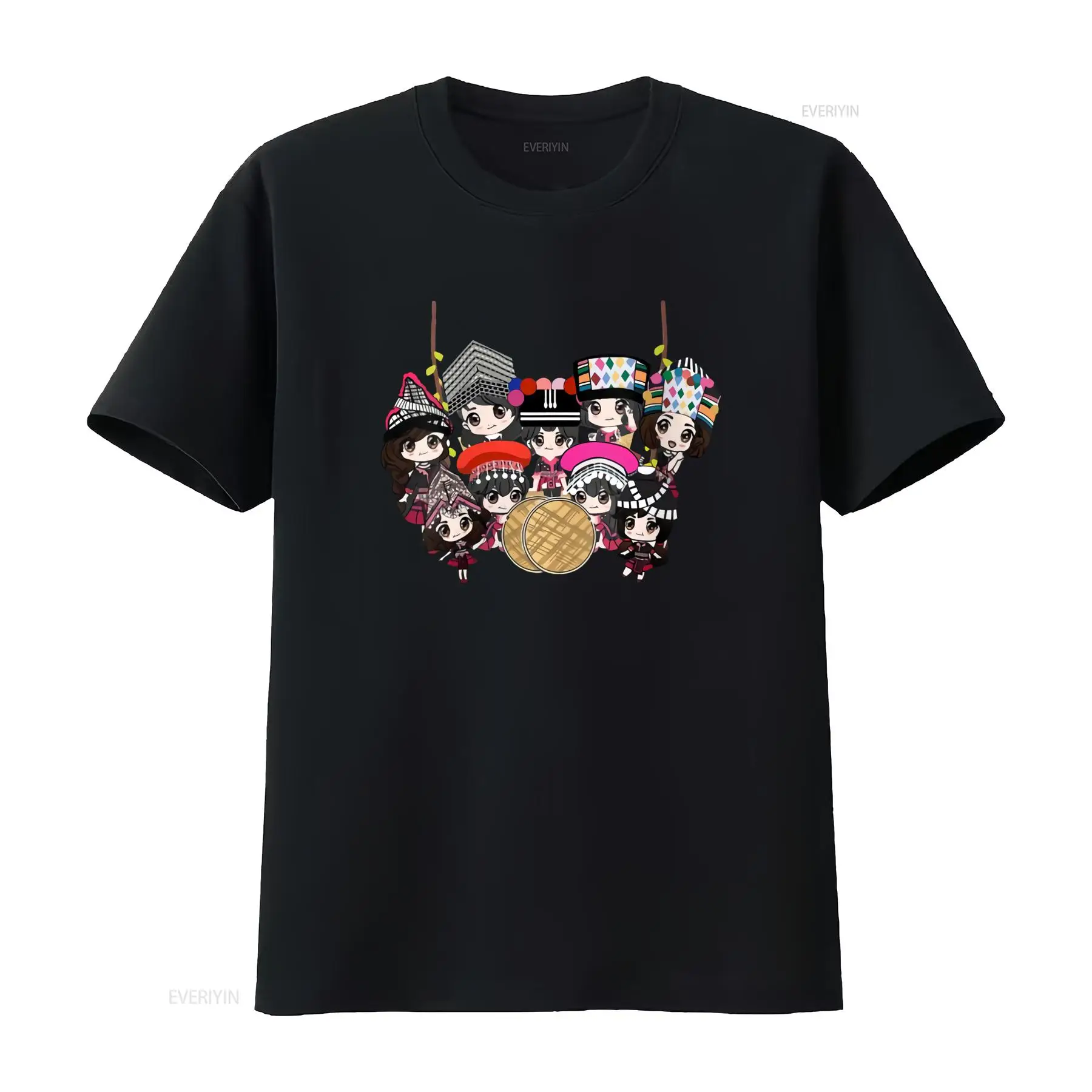 Fashion Ethnic Wear For Men - Camiseta Estampada com Desenho de 9
