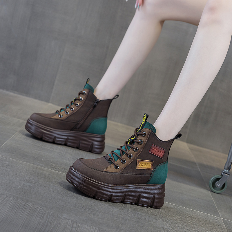 Ethnic And Fashion - Botas de Plataforma Femininas, Moda de