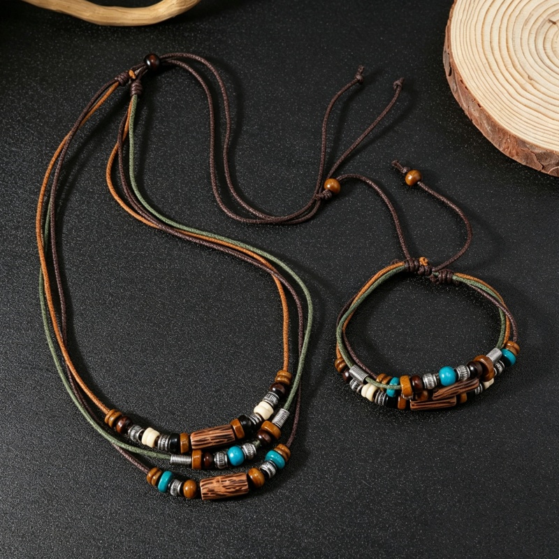 Fashion Ethnic Wear For Men - Conjunto de Joias Vintage de 2