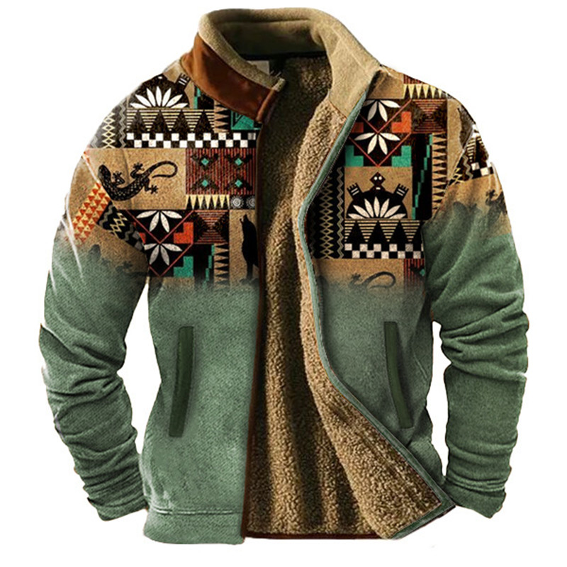 Fashion Ethnic Wear For Men - Jaqueta masculina de inverno de manga