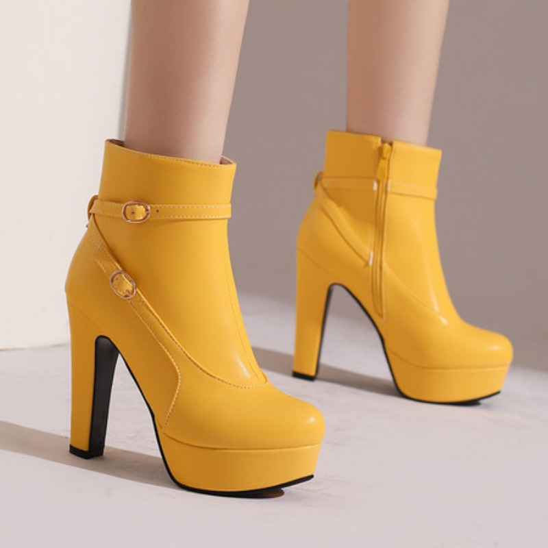 Botas de plataforma de moda fe - Ethnic And Fashion avaliação e preço
