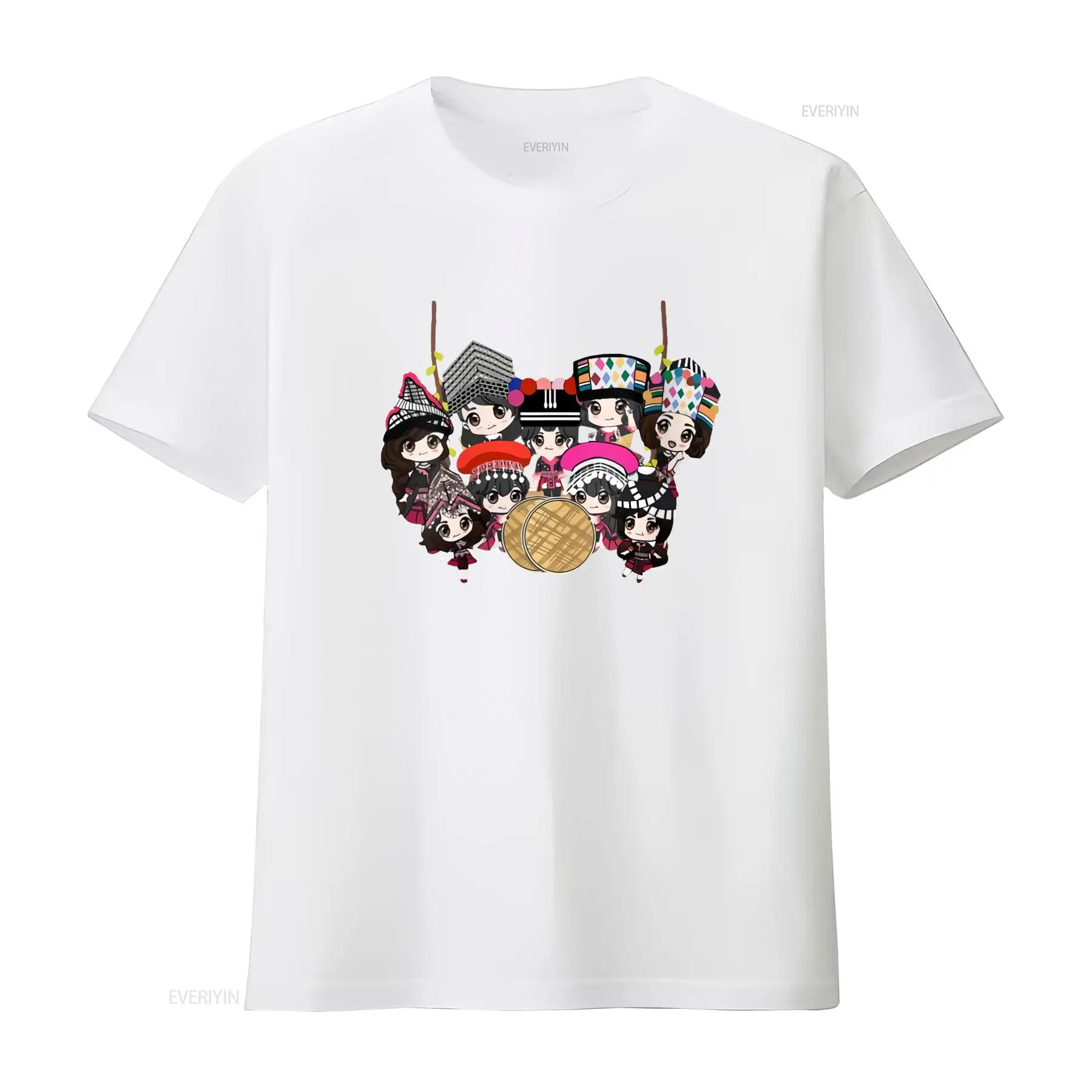 Camiseta Estampada com Desenho - Fashion Ethnic Wear For Men avaliação e preço