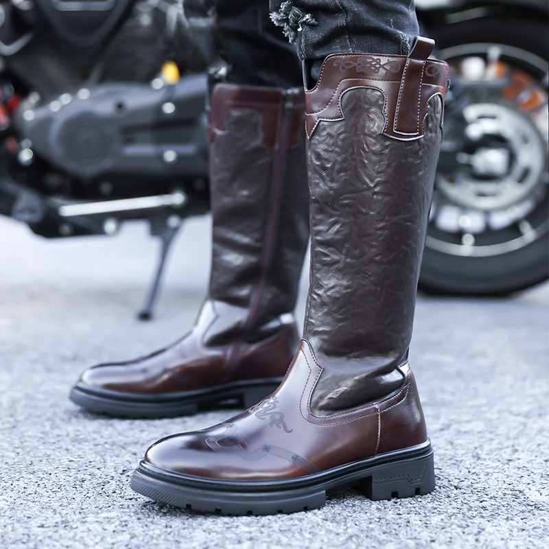 Botas masculinas de cano médio - Ethnic And Fashion avaliação e preço