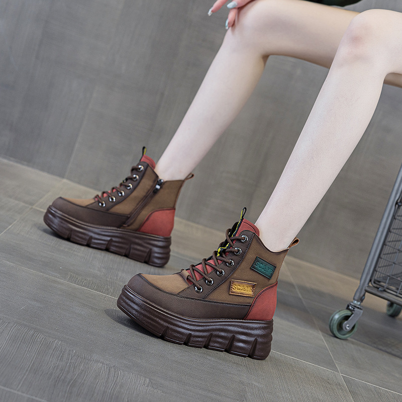 Botas de Plataforma Femininas, - Ethnic And Fashion avaliação e preço
