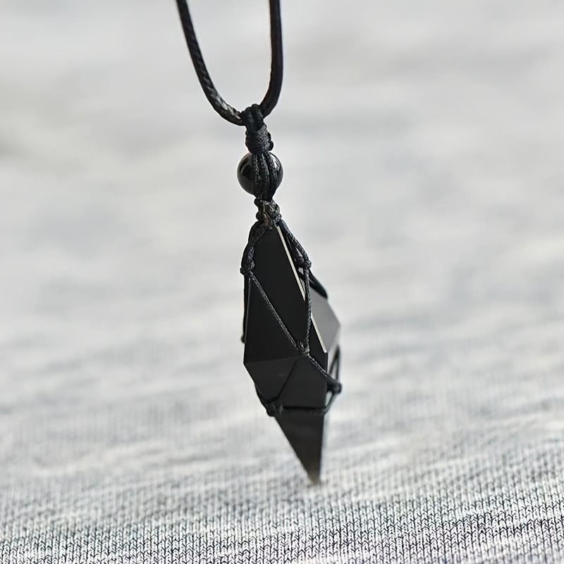 Colar de Cristal com Pingente  - Fashion Ethnic Wear For Men avaliação e preço