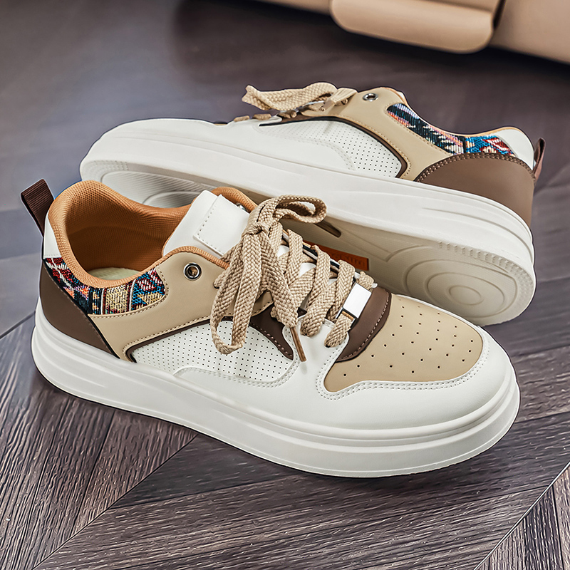 Tênis de Skate Branco Masculin - Fashion Ethnic Wear For Men avaliação e preço